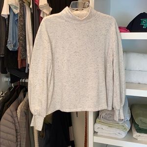 Mock turtle neck sweater top